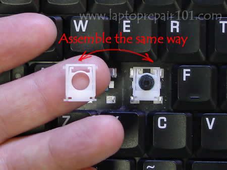 How to Reattach a Keyboard Key That Fell Off .